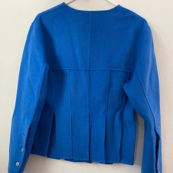 Blue Wool coat - Picture 2 of 10